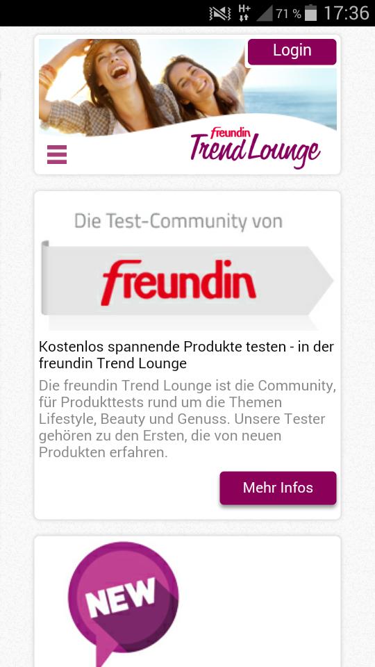 freundin Trend Lounge