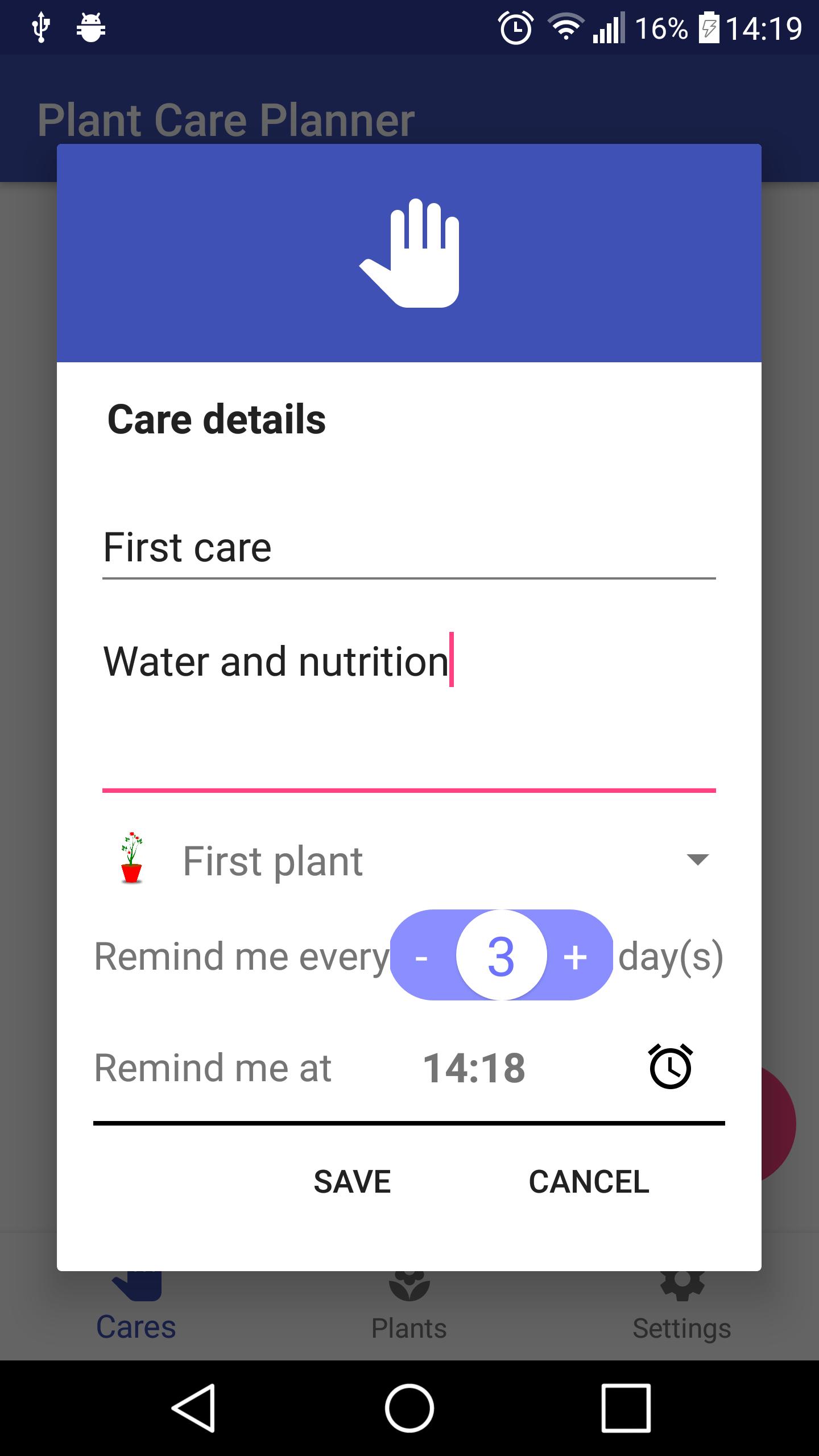 Plant Care Planner