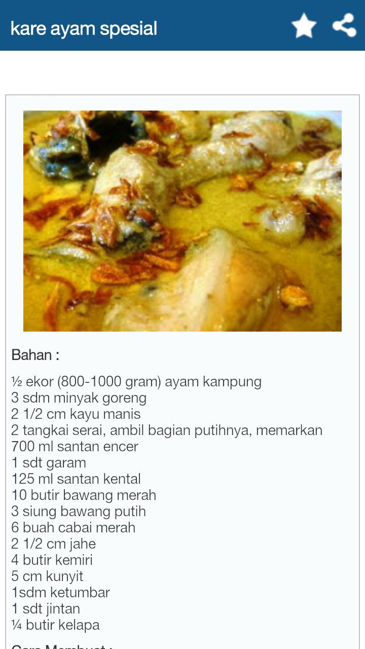 Resep Kari Pilihan