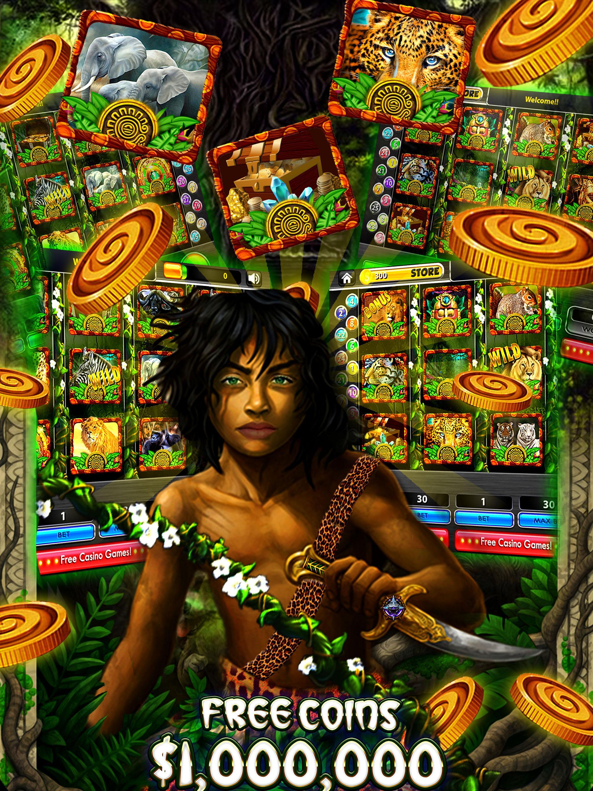 Jungle man spin slots