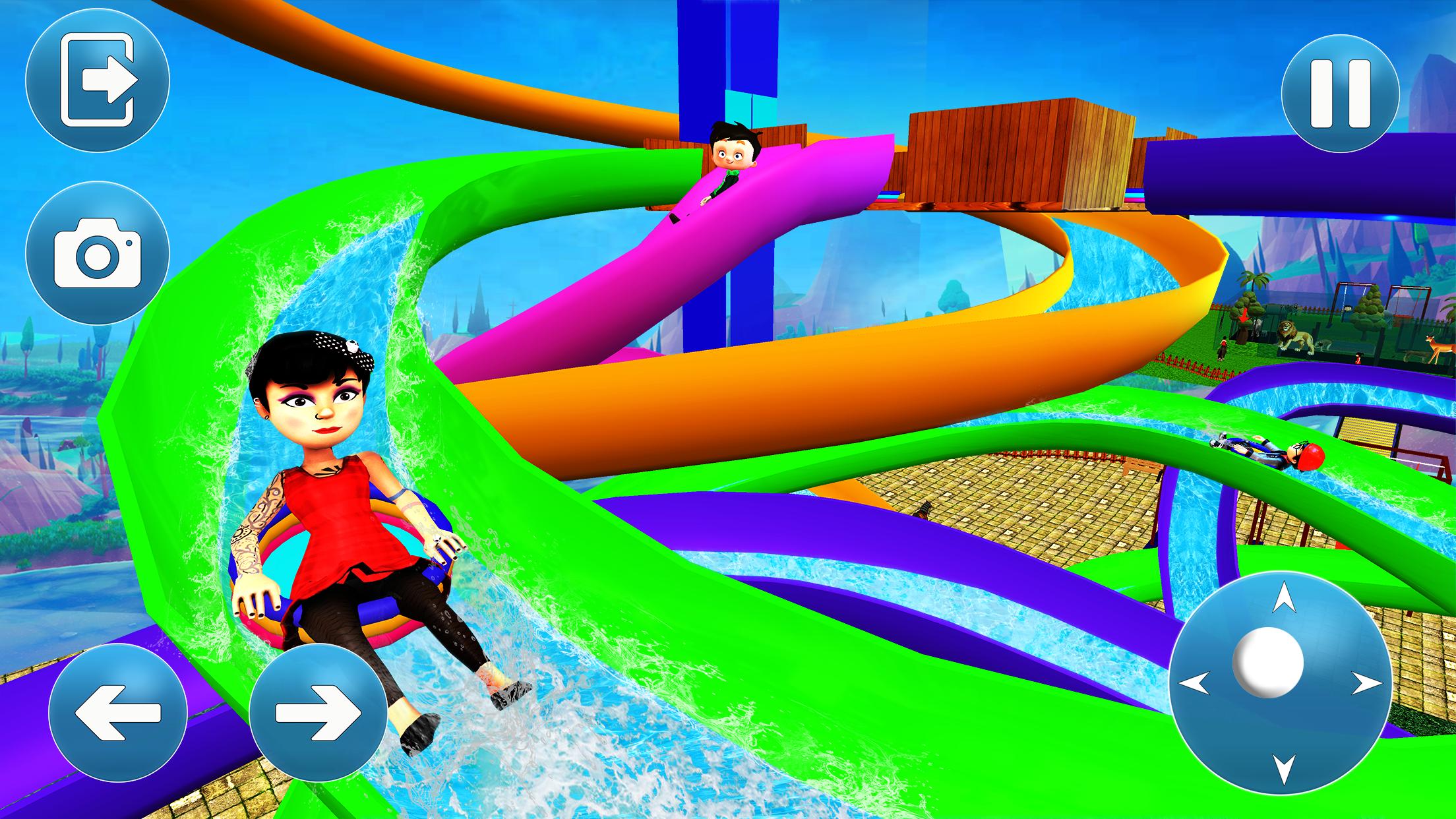 Water Slide Park Game Free