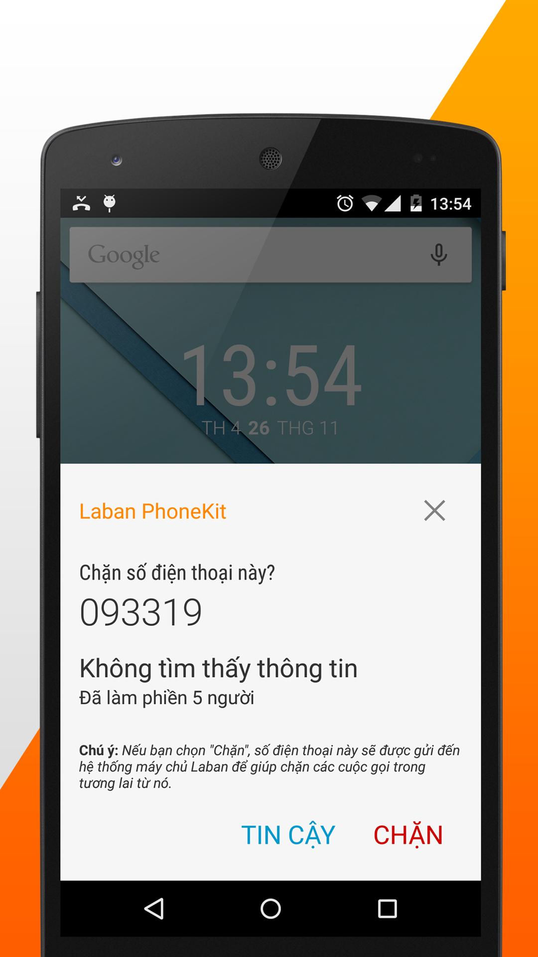 Chan cuoc goi, tin nhan rac