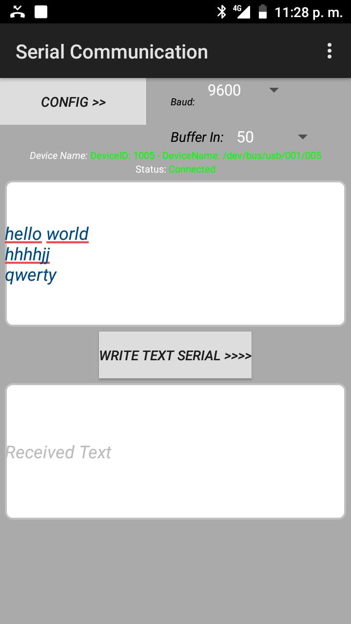 Serial Communication RS232