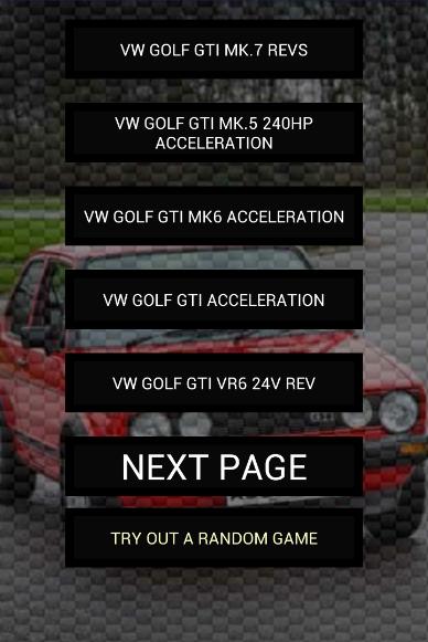 Engine sounds of Golf GTi