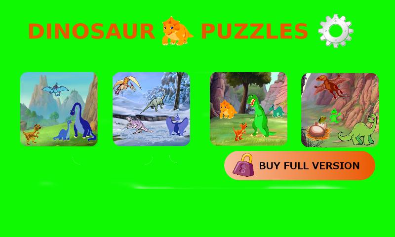 Toddler Dinosaur Puzzles