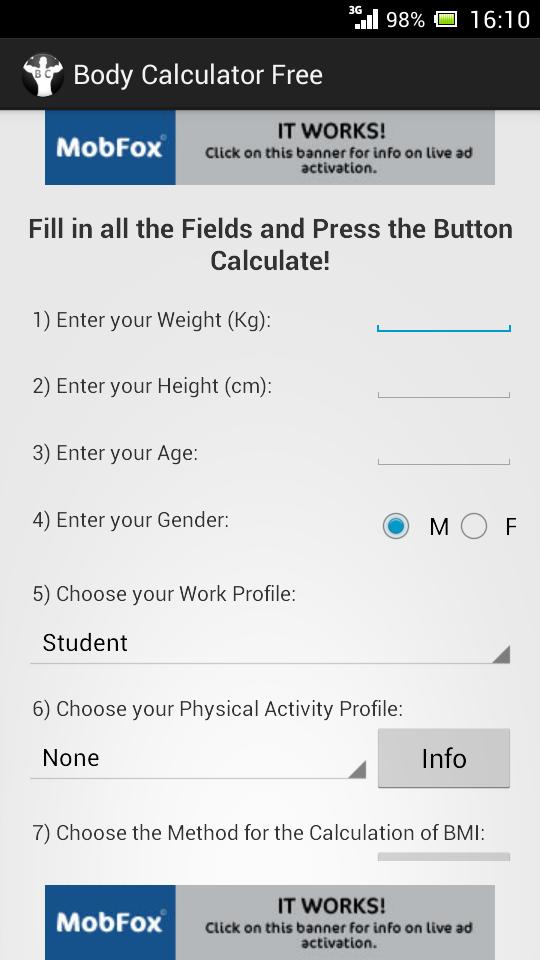 Body Calculator Free