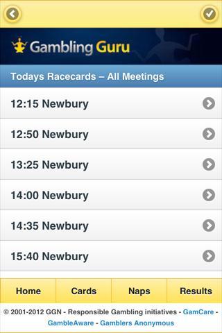 RaceGuru Odds Comparison