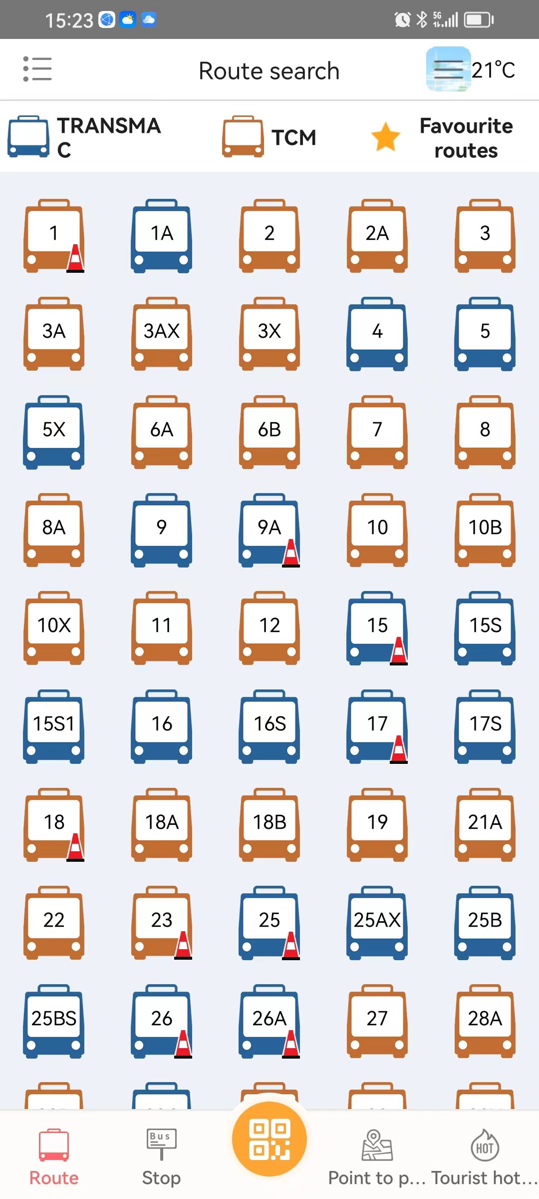 Bus Traveling System