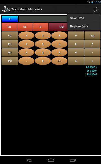 Commercial accounting calc