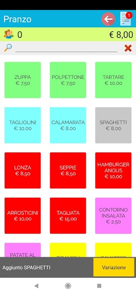 Comanda Facile 4 Cameriere