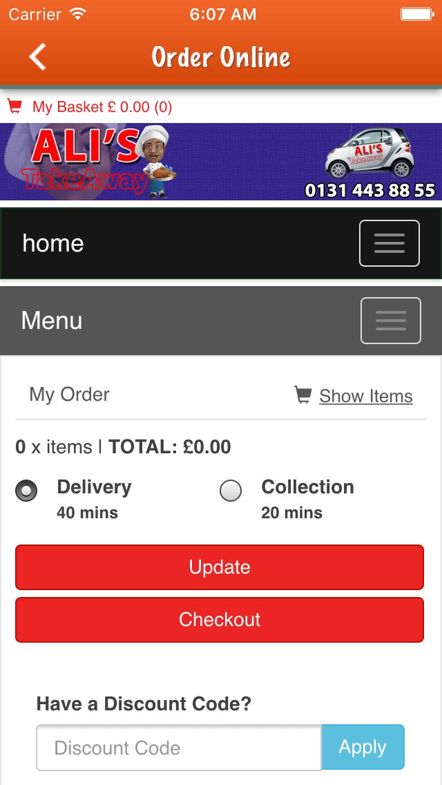 Ali's Takeaway Edinburgh