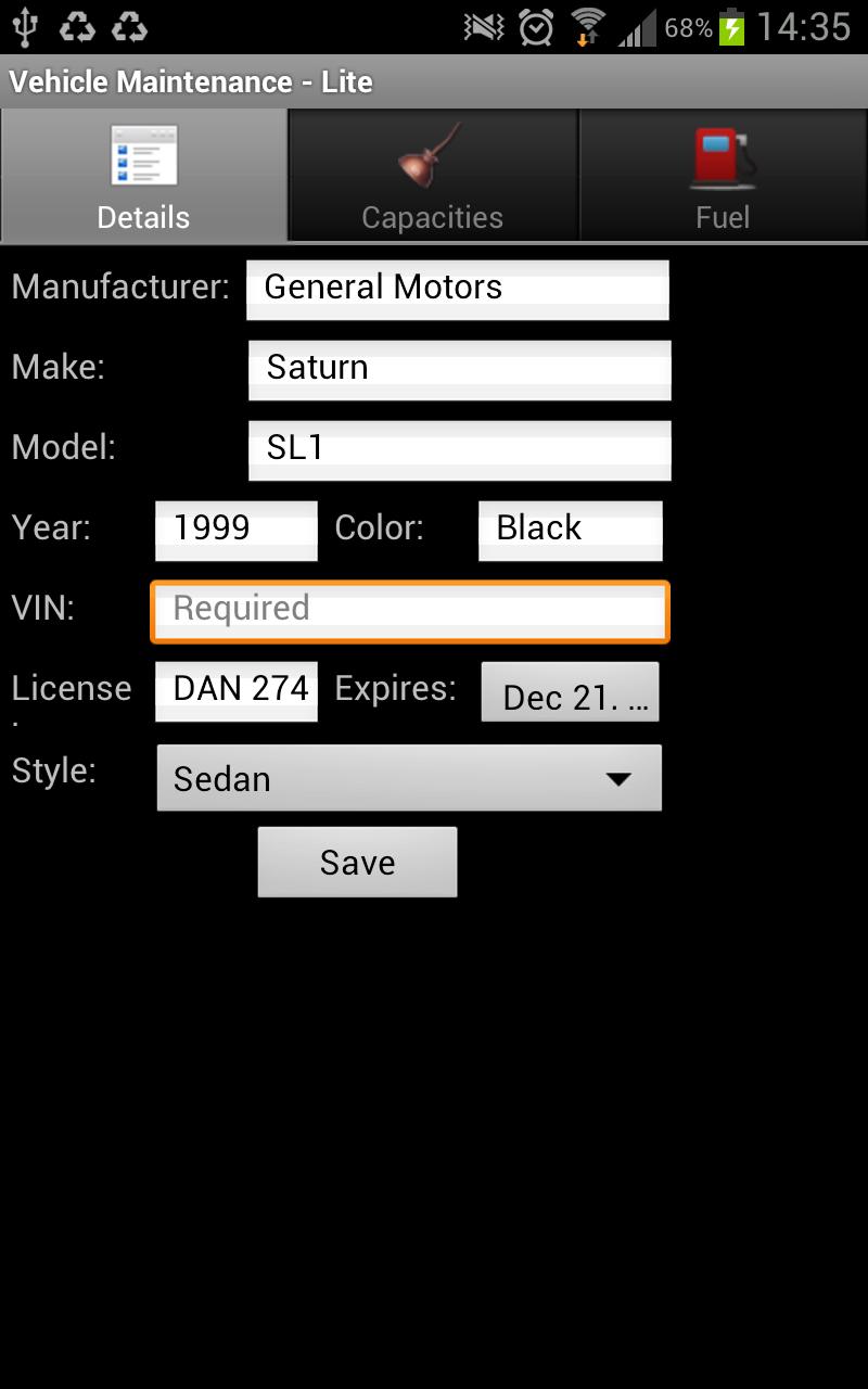 Vehicle Maintenance - Lite