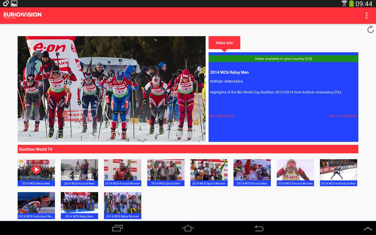 EUROVISION Sports Live