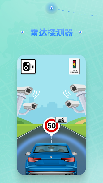 Map Drive - Radar, Speedometer