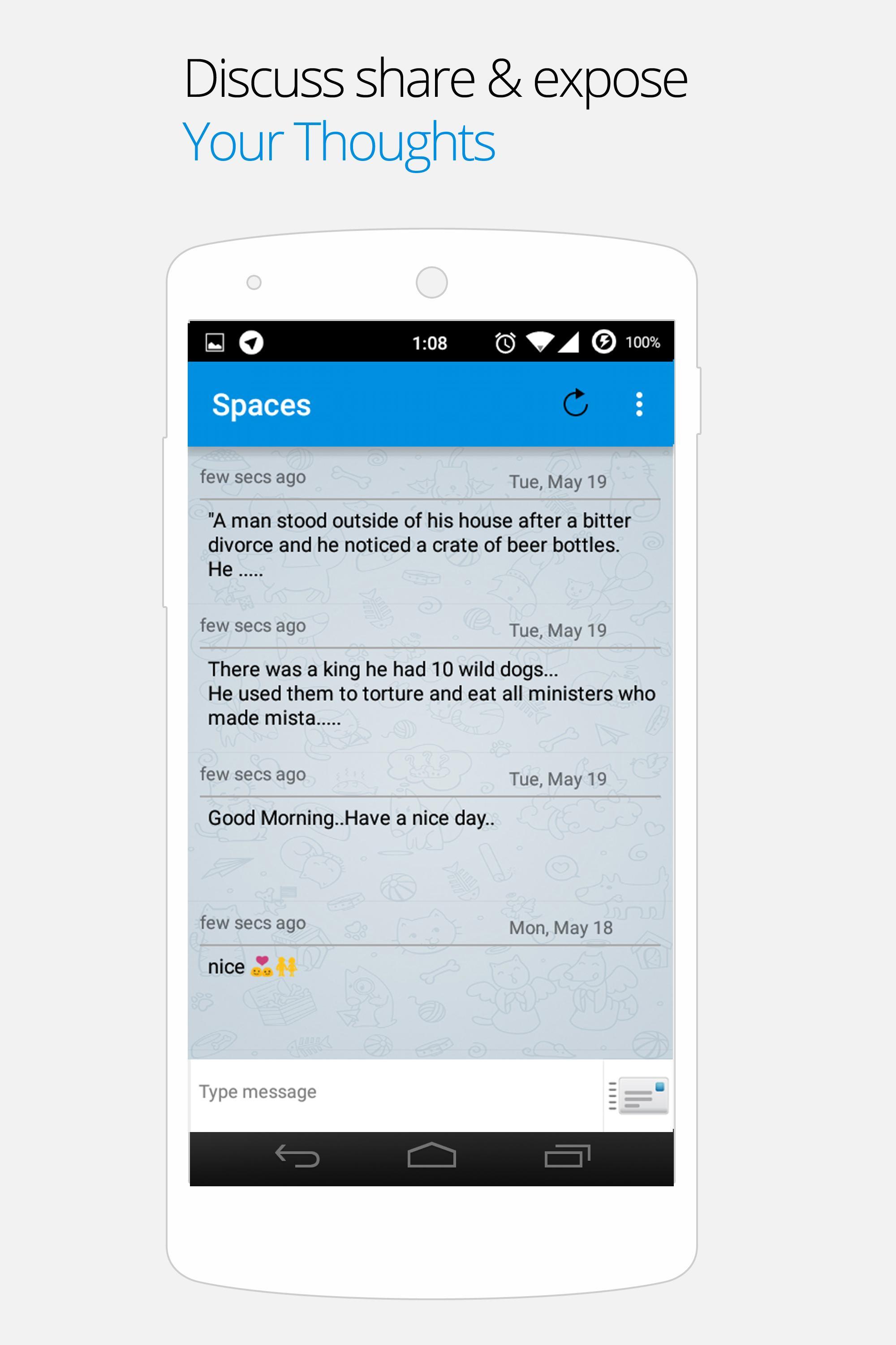 Spaces Anonymous Chat