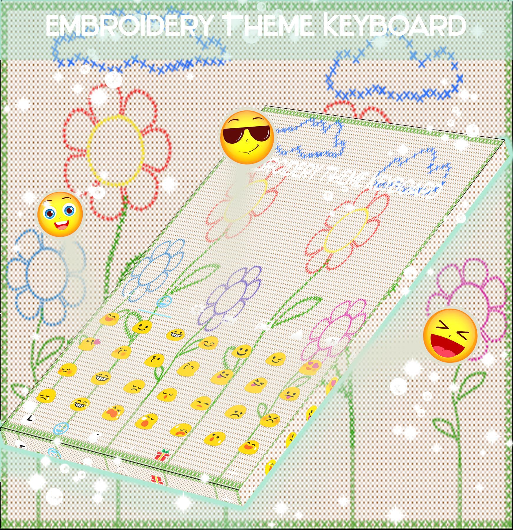 Embroidery Theme Keyboard
