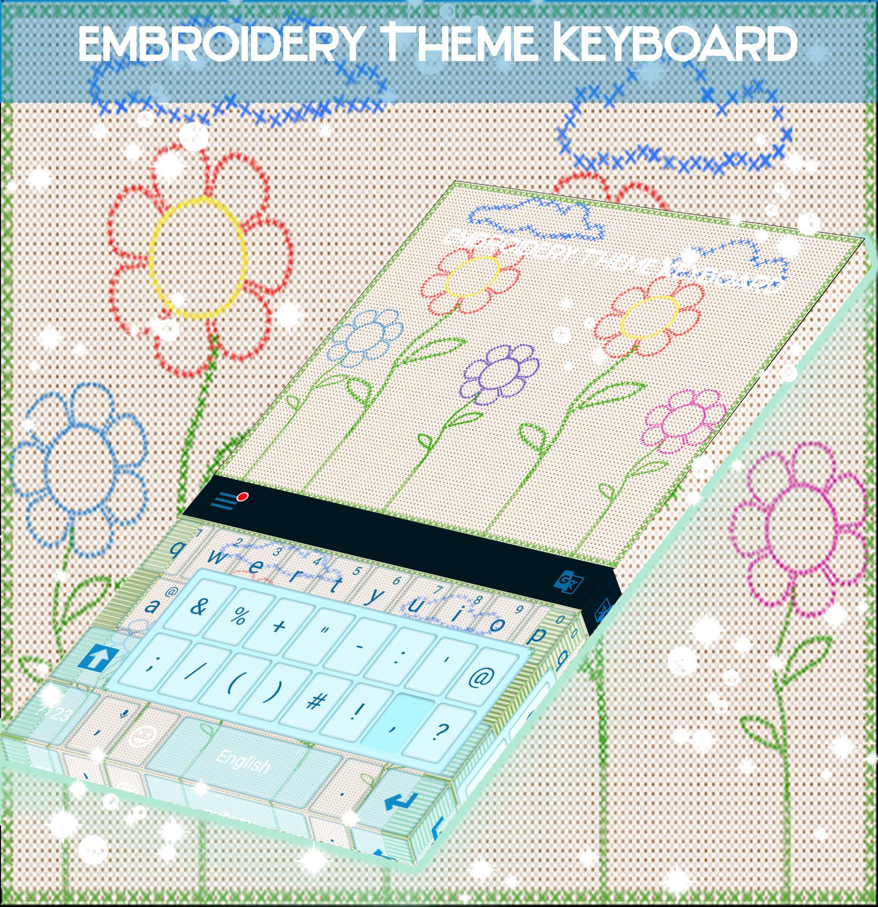 Embroidery Theme Keyboard