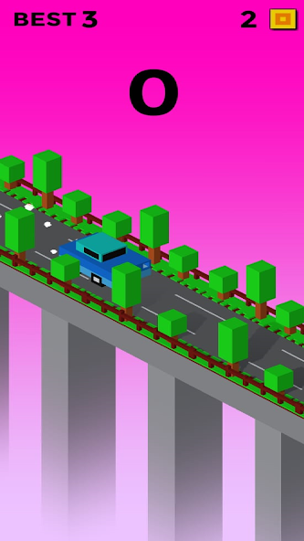 crossy road:car game