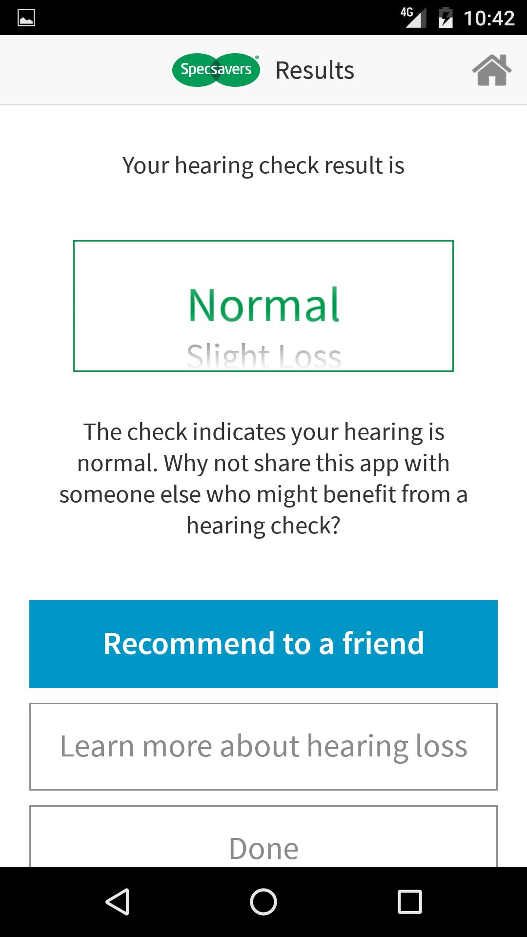 Specsavers Hearing Check