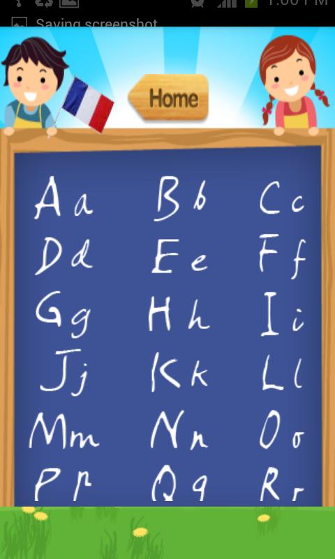 Learn French Alphabets ABC Kid