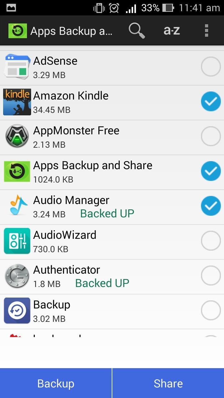 Apps Backup and Share