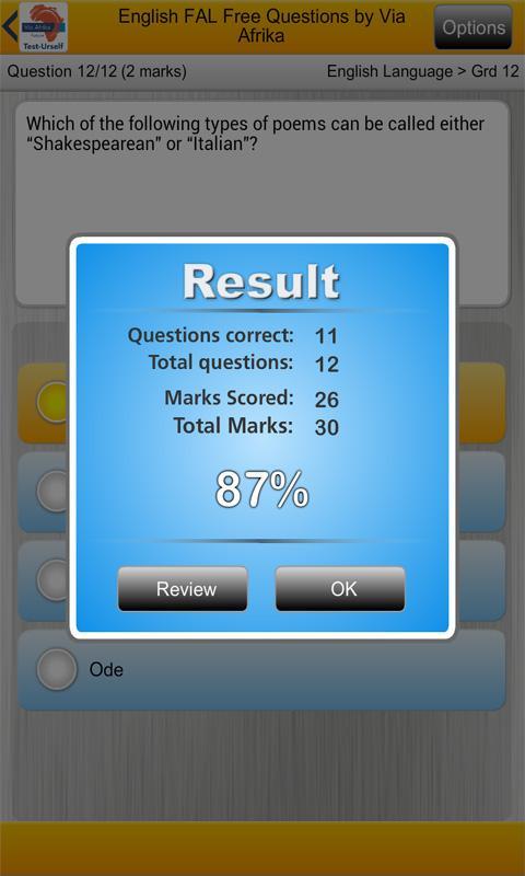 Via Afrika Test-Urself