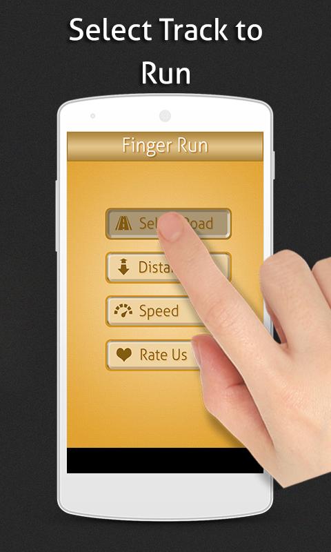 Finger Running Track:Treadmill