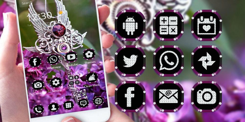 Purple Diamond Lavender Theme