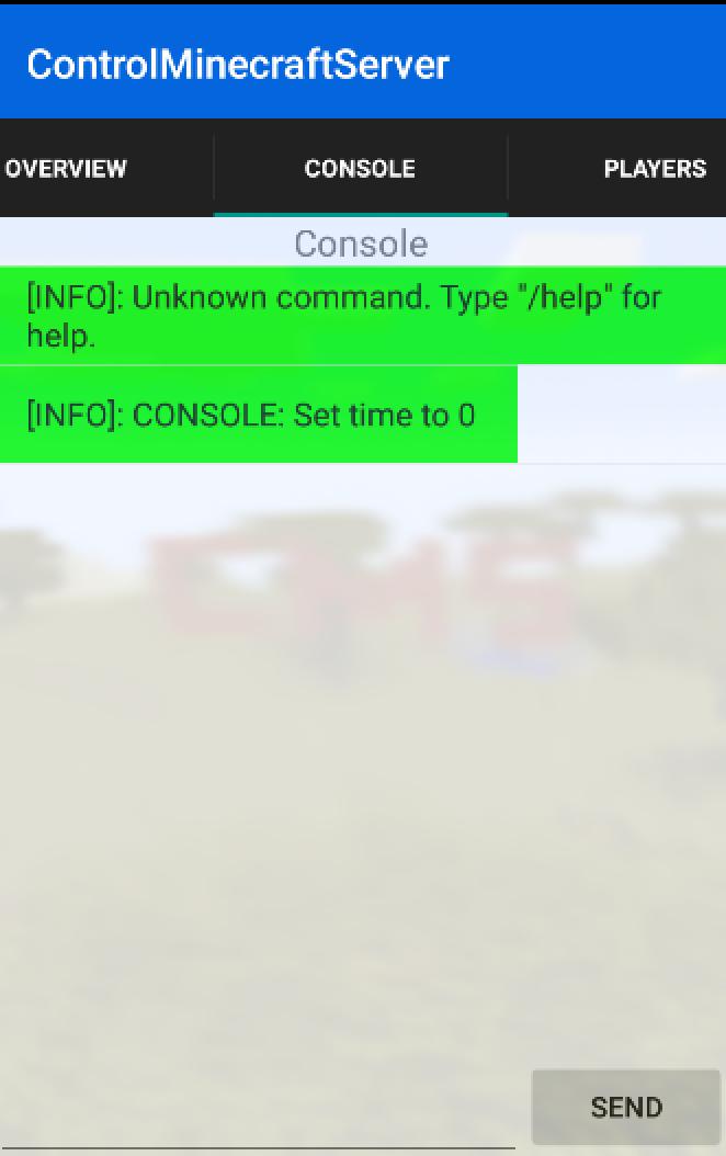 ControlMinecraftServer