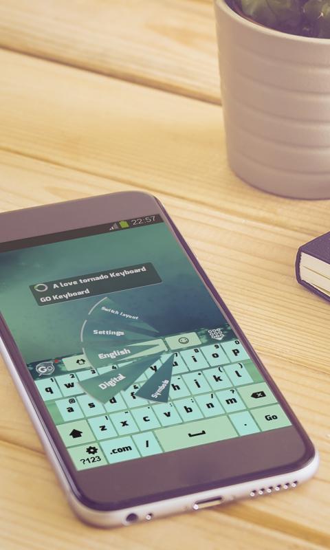 A love tornado Keyboard Art