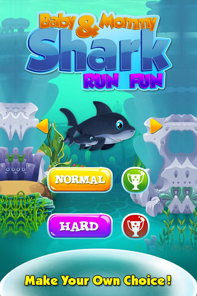 Mommy & Baby Shark Run Do Do Do Fun Adventure