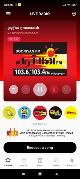 Sooriyan FM Mobile