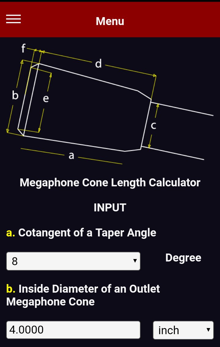 Four 4 Stroke Exhaust Pipe Calculator