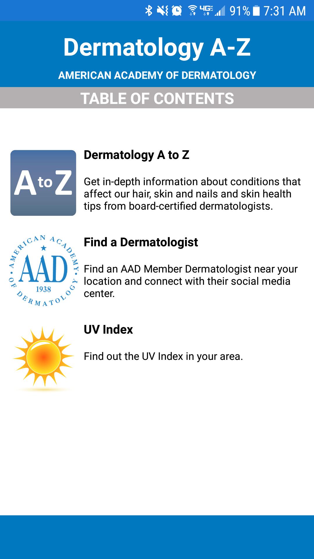 Dermatology A-Z