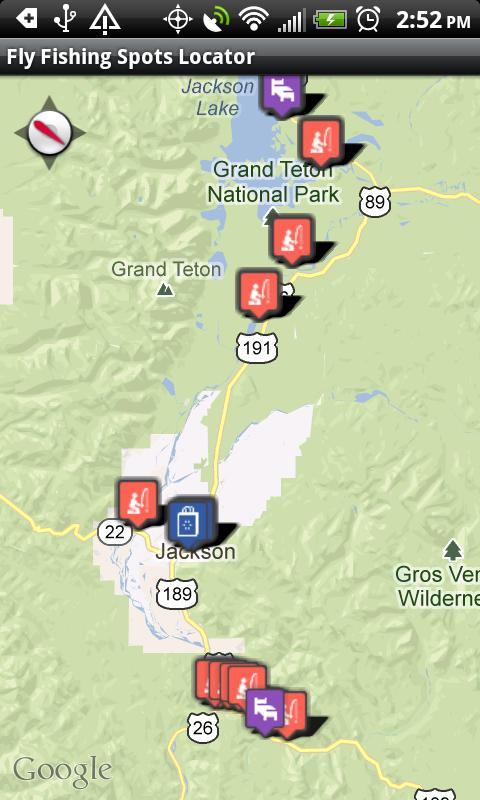 Fly Fishing Spots Locator