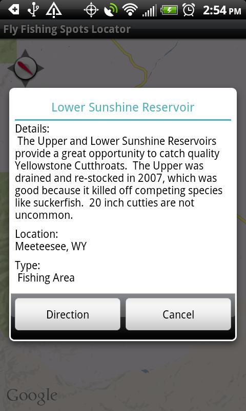 Fly Fishing Spots Locator