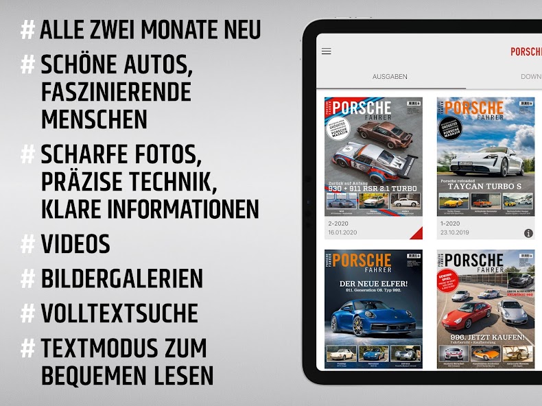 PORSCHE FAHRER Magazin