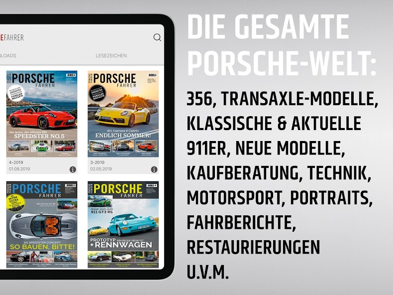 PORSCHE FAHRER Magazin