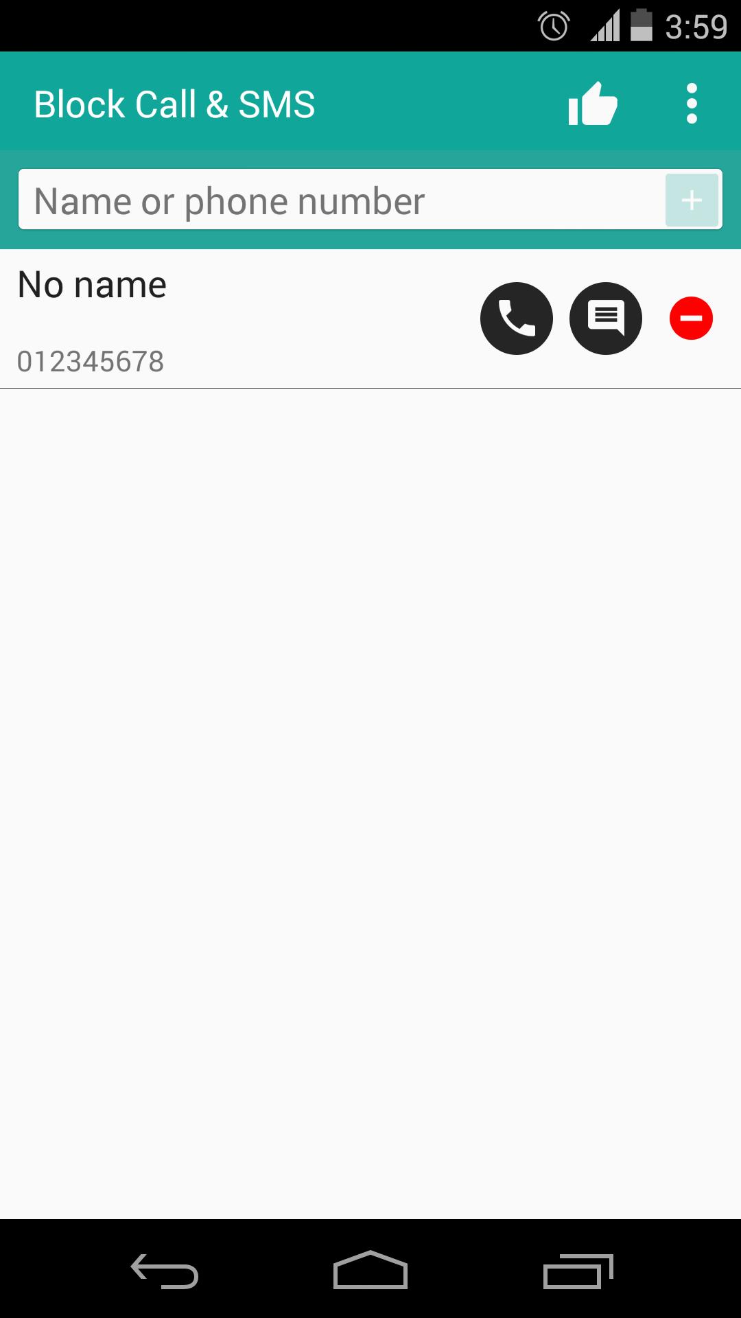 Block call || Block sms