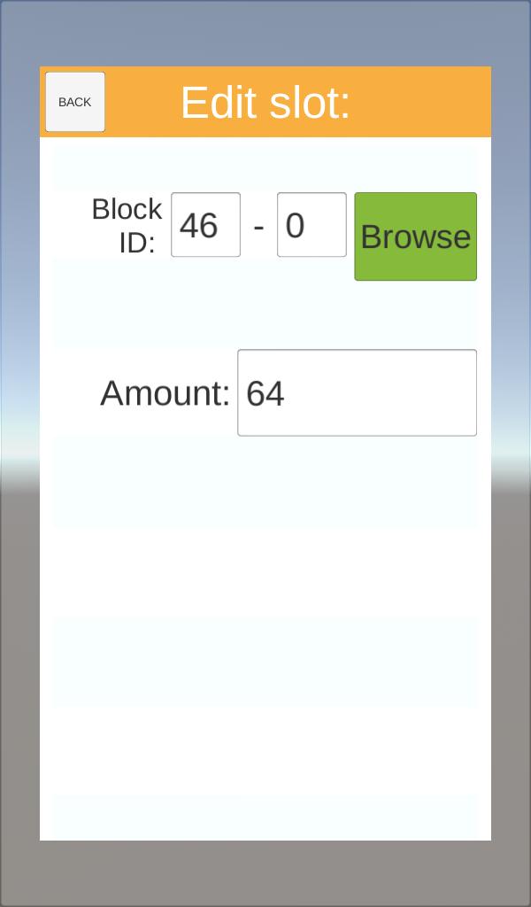 Inventory Editor for Minecraft