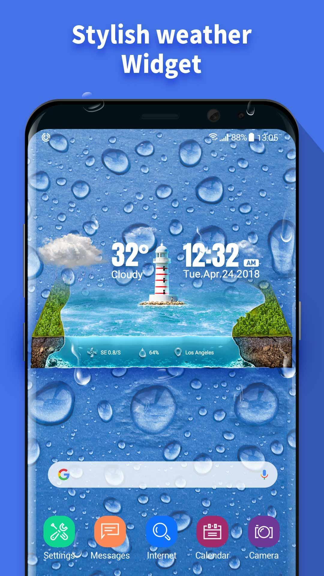 Hourly Weather Widget for 2018