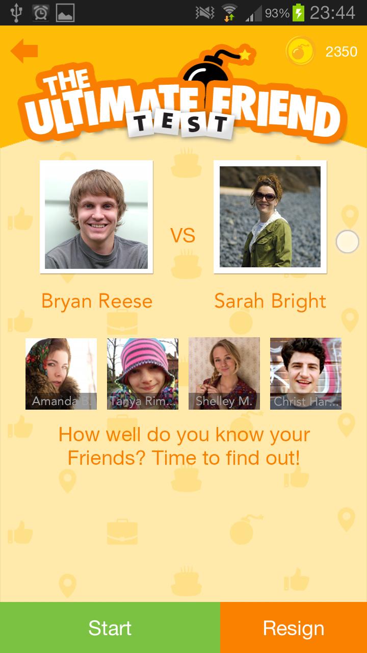 The Ultimate Friend Test