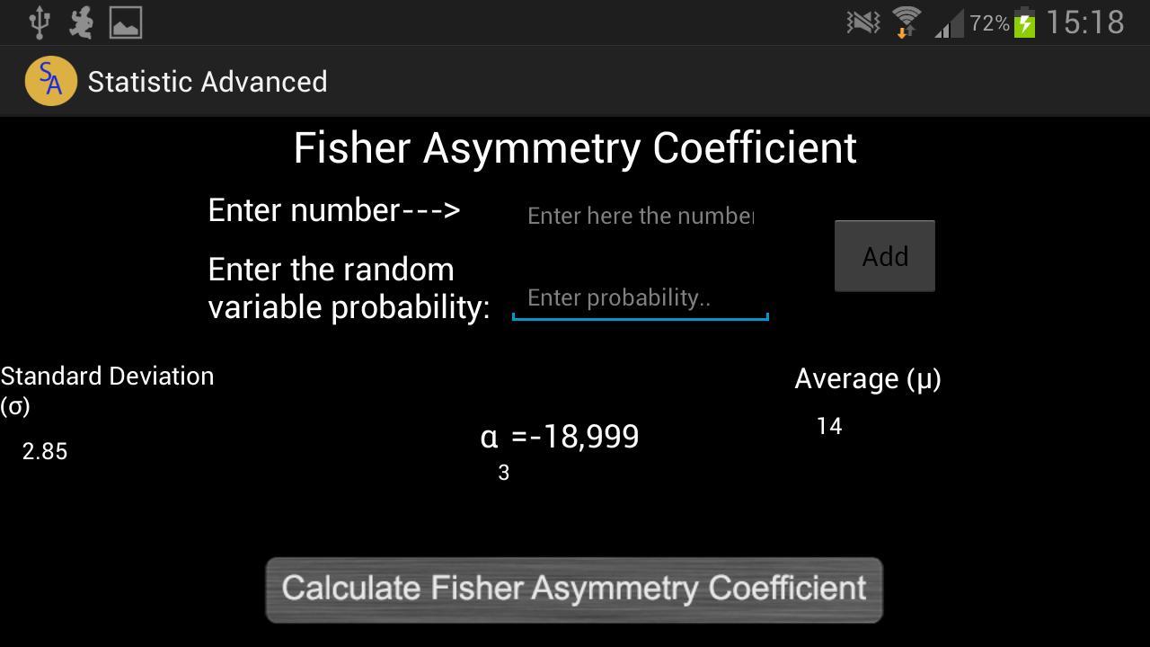Statistic Advanced FREE