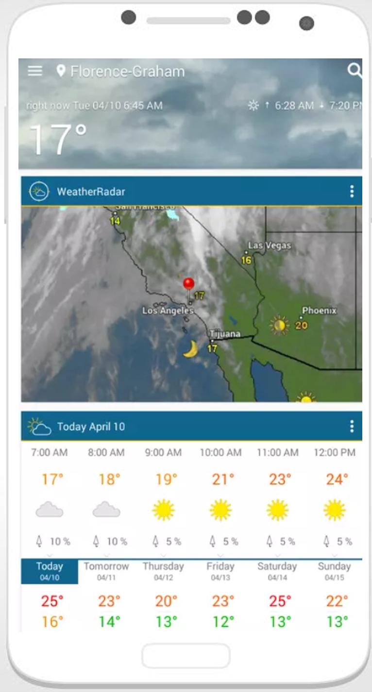 weather radar - live maps & alerts weadile 2020
