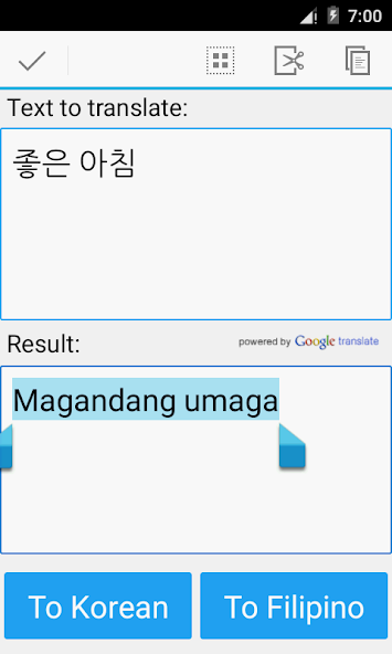 Filipino Korean Translator