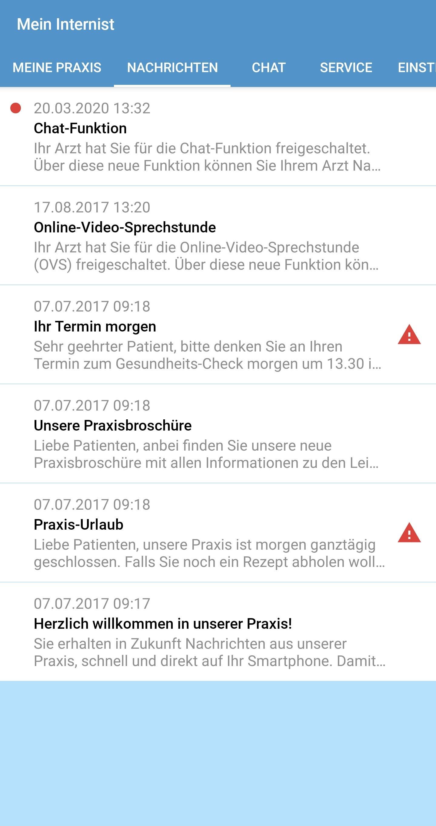PraxisApp - Mein Internist