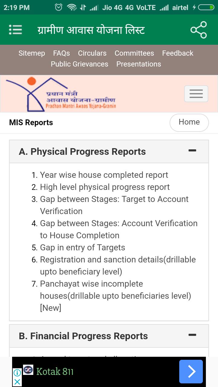 Awas Yojana List App 2018