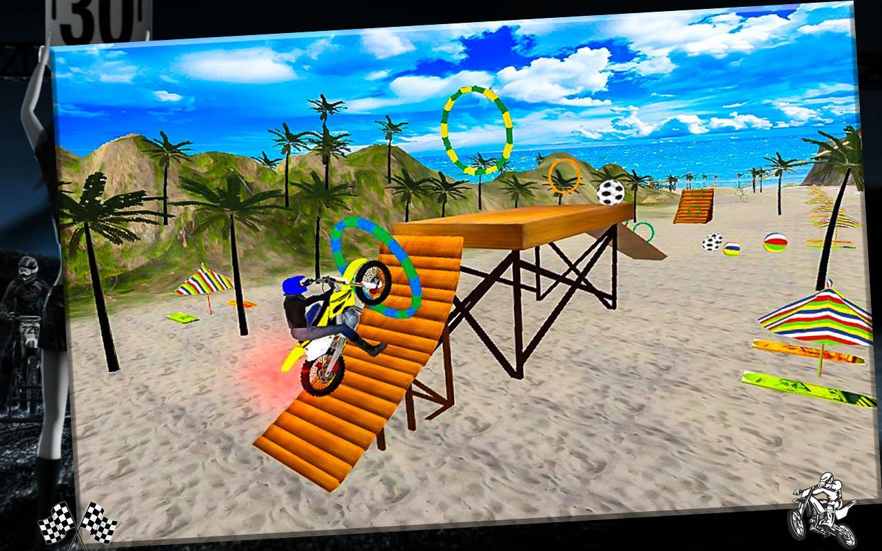 Motocross Jump Beach Adventure