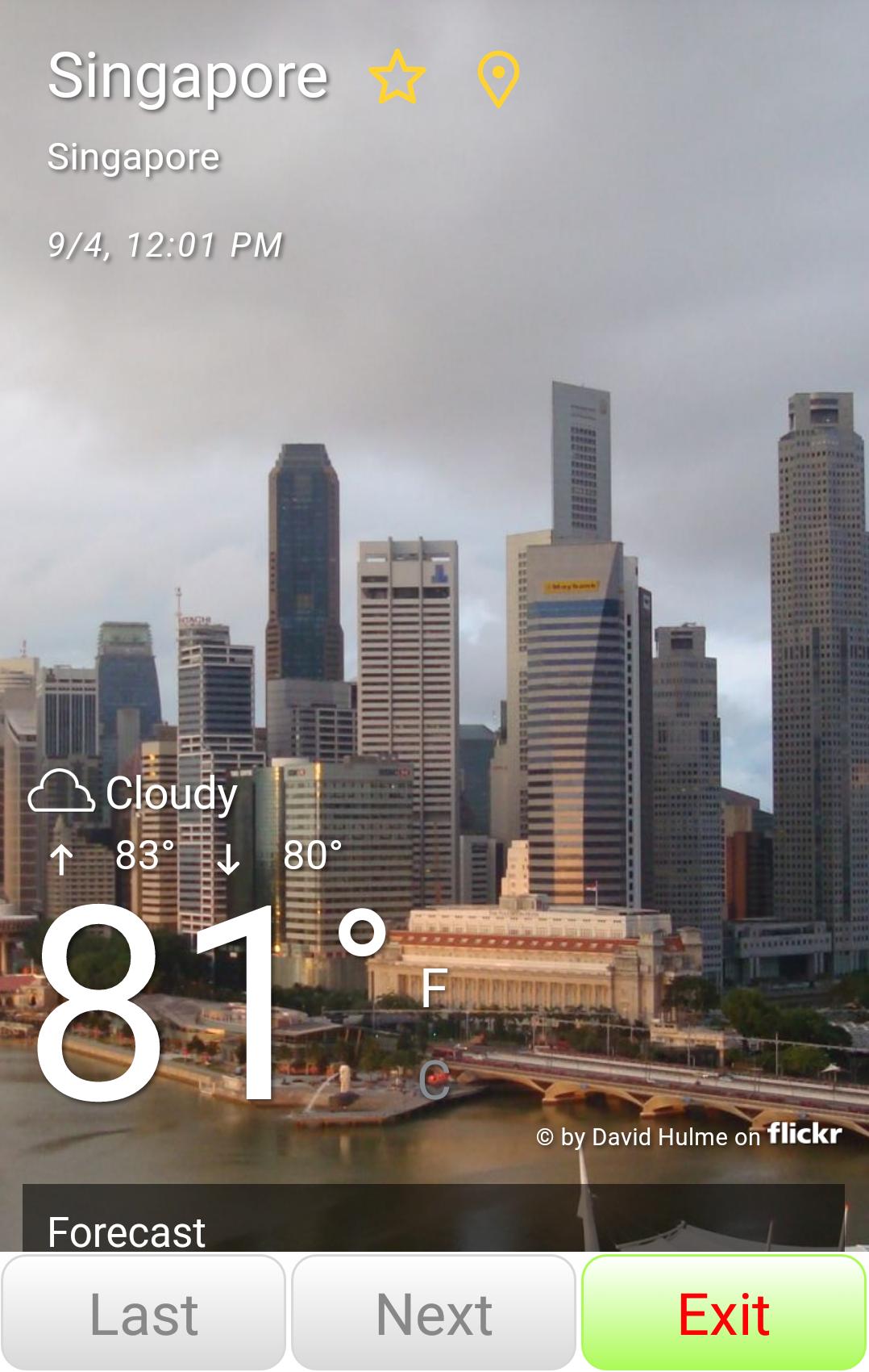 Singapore Weather Forecast and News Websites