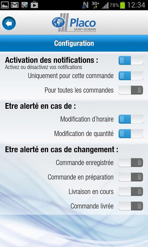 MyPlaco suivi de commande